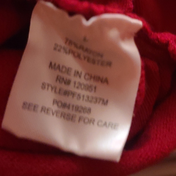 New Large Women's Long Sleeve (pink red) - Picture 5 of 7